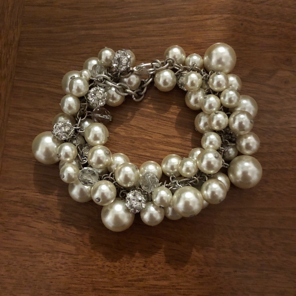 Pearl & Crystal Bracelet